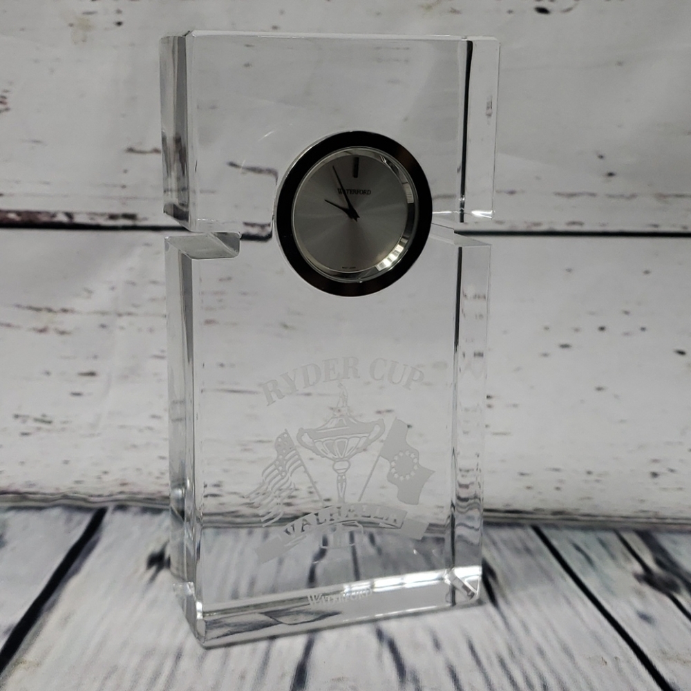 Ryder Cup Valhalla Crystal Desk Clock